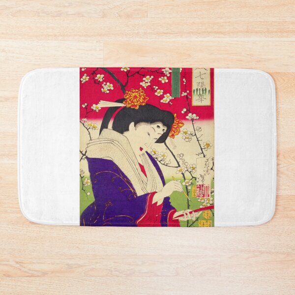 Item preview, Plum Blossom Beauty - Yoshitoshi's Masterpiece (1878) designed and sold by Kina-design.