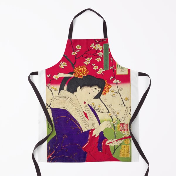 Item preview, Plum Blossom Beauty - Yoshitoshi's Masterpiece (1878) designed and sold by Kina-design.