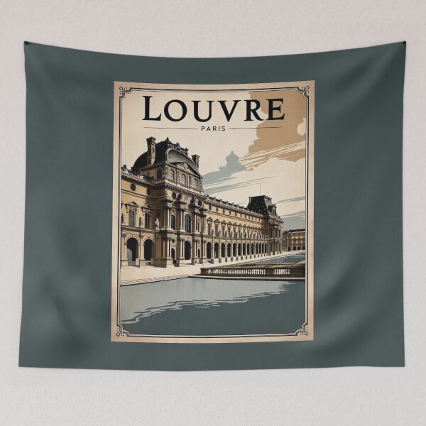 Item preview, A Vintage Travel Illustration of Paris - France designed and sold by GoodOldVintage.