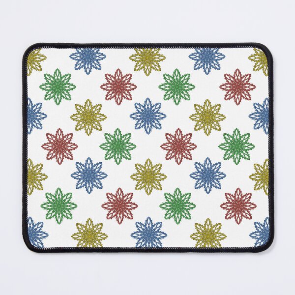 Item preview, Pattern of snowflakes "Inspiration" of different colors designed and sold by Cherevan.