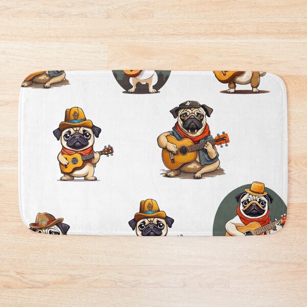 Item preview, Pug in Musical Costume Pattern 1 designed and sold by Tom-Johnson.