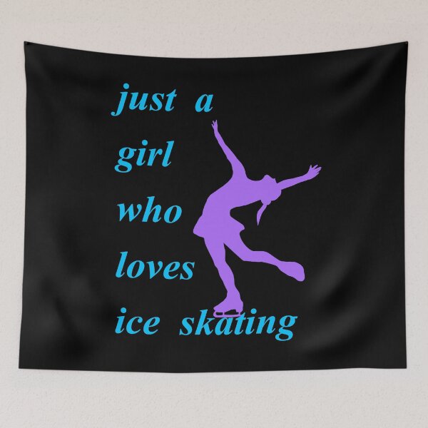 Item preview, Girl Who Loves Ice Skating designed and sold by Pricity Designs.