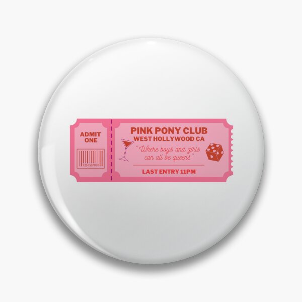 Item preview, Pink Pony Club ticket designed and sold by nkdinmanhattan.