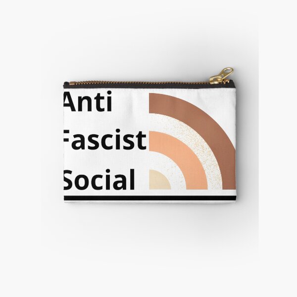 Item preview, Anti fascist social essential t-shirt  designed and sold by DarBYZimb.
