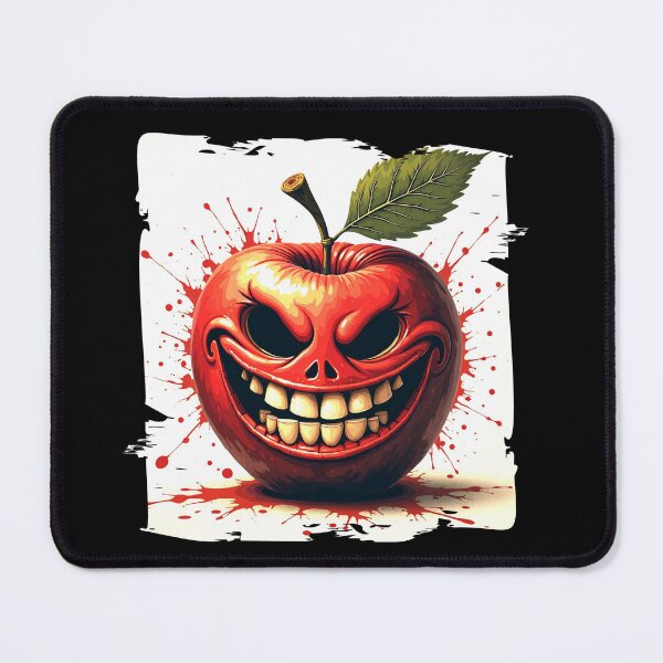 Item preview, Sinister Smiling Apple – Creepy and Unique Art designed and sold by Hungry-Murphy.
