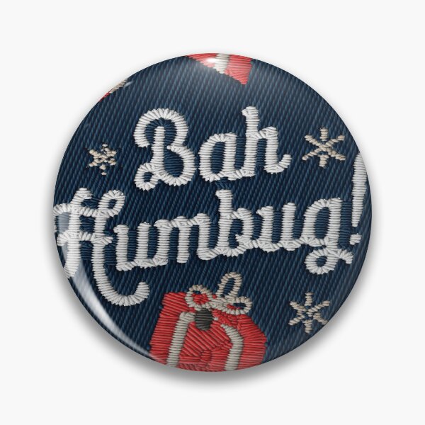 Item preview, Bah Humbug! Gift of Coal (Embroidery Photographic Print) designed and sold by TQDitty.