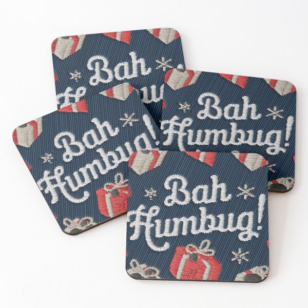 Item preview, Bah Humbug! Gift of Coal (Embroidery Photographic Print) designed and sold by TQDitty.