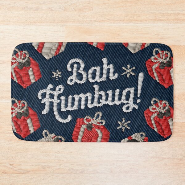 Item preview, Bah Humbug! Gift of Coal (Embroidery Photographic Print) designed and sold by TQDitty.