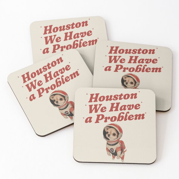 Item preview, Chihuahua Astronaut Houston We Have a Problem designed and sold by OrenjiArtShop.