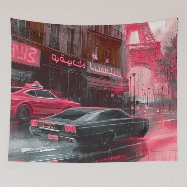 Item preview, Neon Dreams in Paris designed and sold by NomadicDreamer.