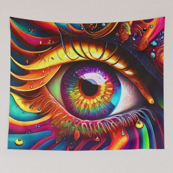 Item preview, Radiant Eye – A Burst of Color and Emotion designed and sold by Pixelplanetdesigns.