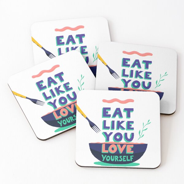Item preview, Eat Like You Love Yourself – Empowering Wellness  designed and sold by pixelated_echoes.