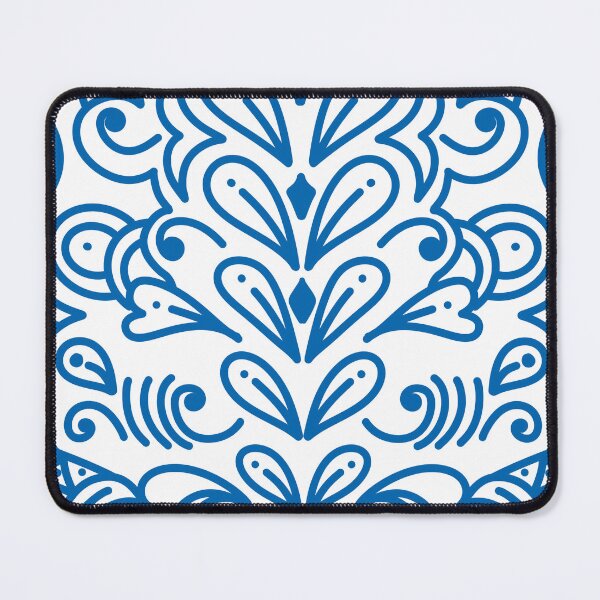 Item preview, Symmetrical Pattern blue colour designed and sold by ArtofSayankan.