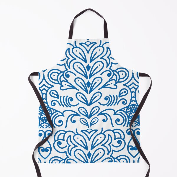Item preview, Symmetrical Pattern blue colour designed and sold by ArtofSayankan.