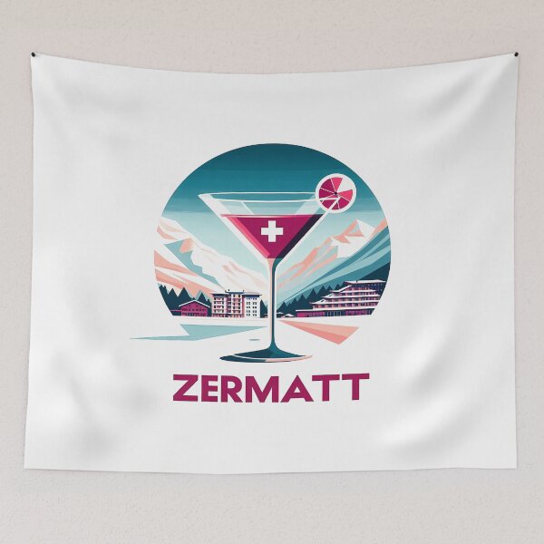 Item preview, Zermatt Ski Resort in Switzerland designed and sold by OzzFrequency.