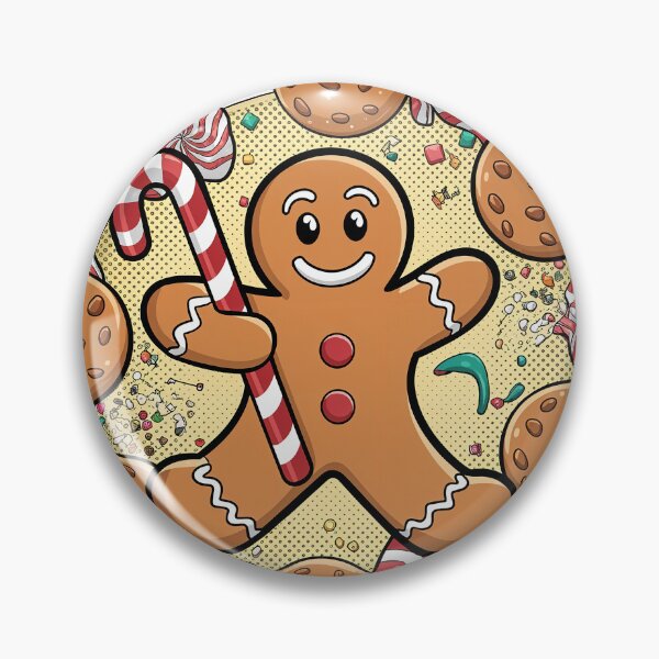 Item preview, Merry Christmas Gingerbread man designed and sold by inkadventure.