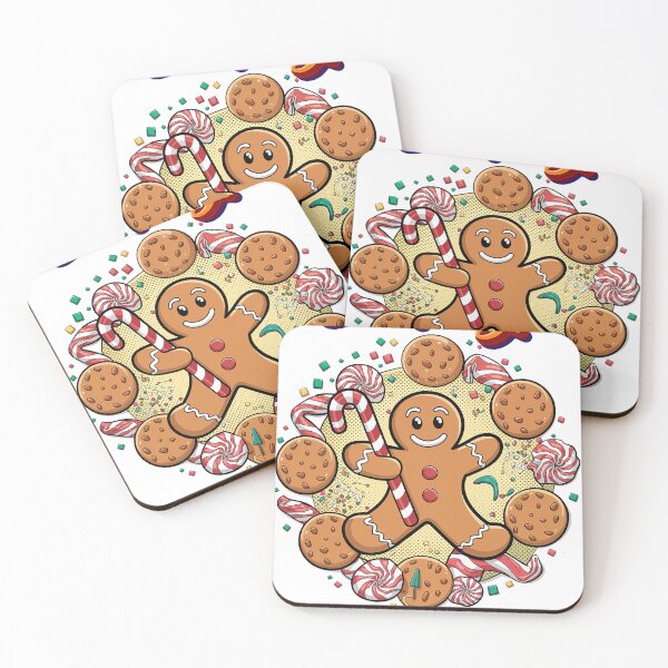 Item preview, Merry Christmas Gingerbread man designed and sold by inkadventure.
