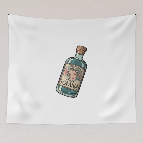 Item preview, Poisoning Aqua Tofana Sticker designed and sold by lemurdesigns.