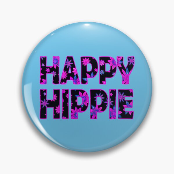 Item preview, Flower Power Happy Hippie Words Free Spirit Hippie Vibes 1 of 4 designed and sold by Beachy.