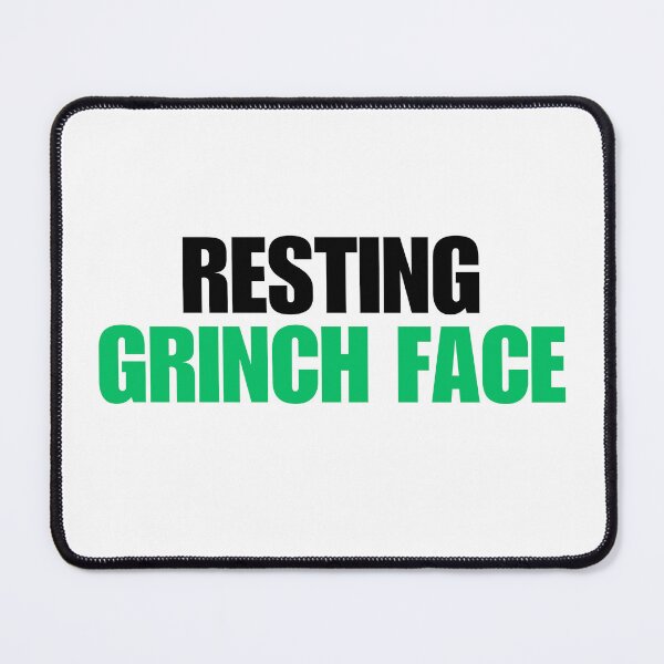 Item preview, resting grinch face designed and sold by MiaMade.