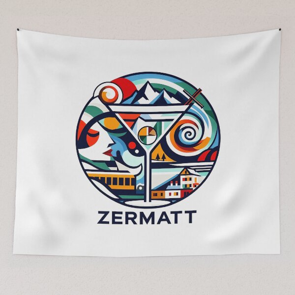 Item preview, Zermatt Ski Resort in Switzerland designed and sold by OzzFrequency.