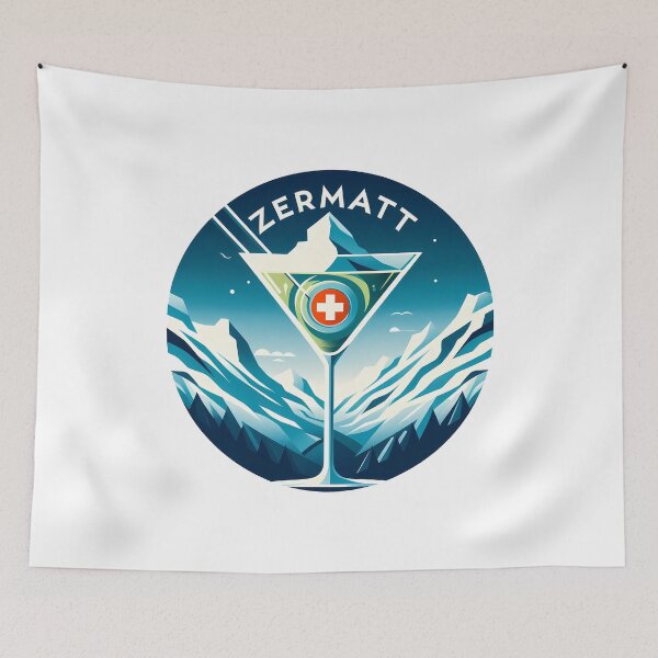 Item preview, Zermatt Ski Resort in Switzerland designed and sold by OzzFrequency.