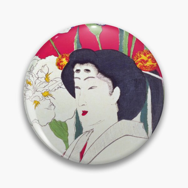 Item preview, Iris Elegance: Yoshitoshi's Floral Beauty (1878) designed and sold by Kina-design.