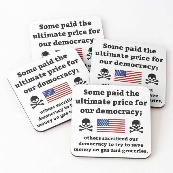 Item preview, Gas, groceries and the cost of freedom designed and sold by Rachel the Artist .
