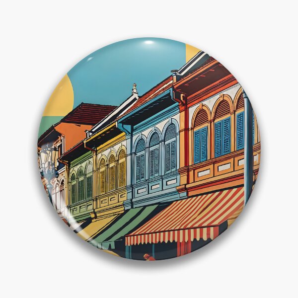 Item preview, Jalan Alor Malaysia Vintage Travel Tourism designed and sold by TravelersGems.