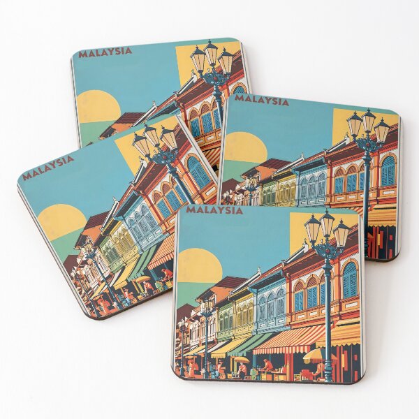 Item preview, Jalan Alor Malaysia Vintage Travel Tourism designed and sold by TravelersGems.