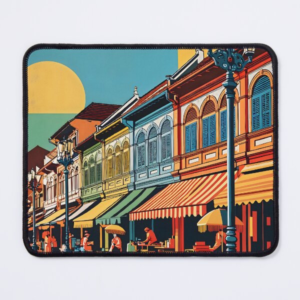 Item preview, Jalan Alor Malaysia Vintage Travel Tourism designed and sold by TravelersGems.