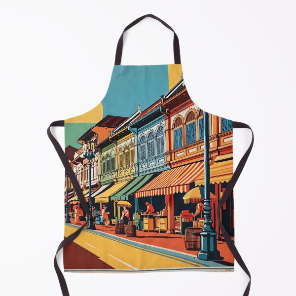 Item preview, Jalan Alor Malaysia Vintage Travel Tourism designed and sold by TravelersGems.