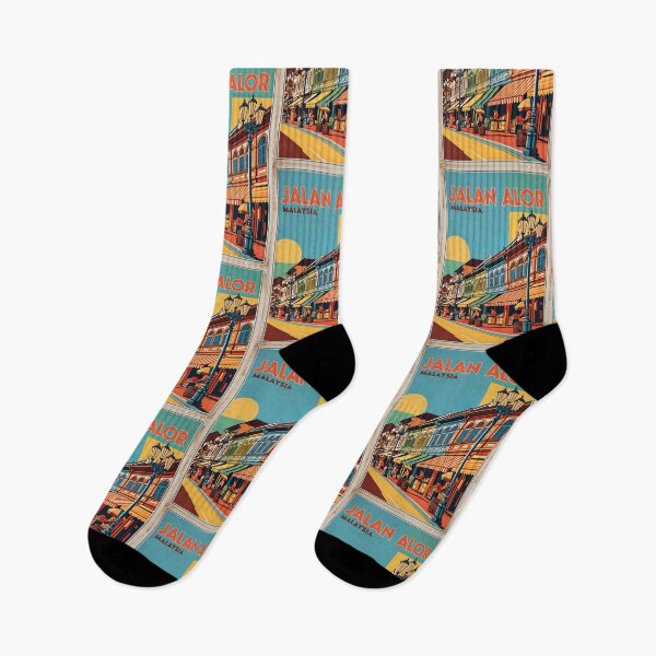 Item preview, Jalan Alor Malaysia Vintage Travel Tourism designed and sold by TravelersGems.