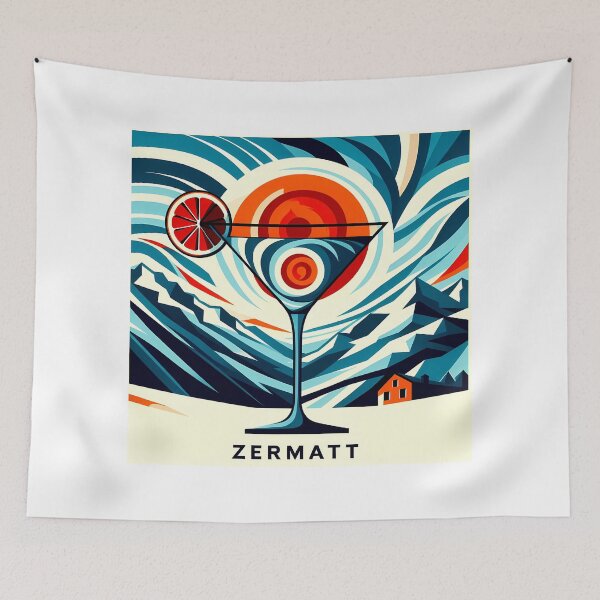 Item preview, Zermatt Ski Resort in Switzerland designed and sold by OzzFrequency.