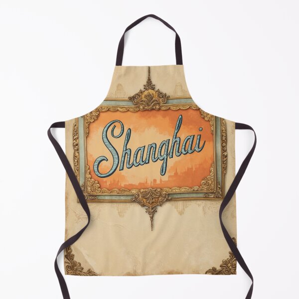 Item preview, Shanghai China Vintage Travel Retro Postcard Design designed and sold by TravelPostcardGems.