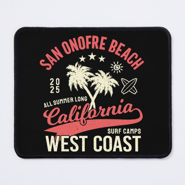 Item preview, San Onofre Beach Surf Camp Surfing San Diego County West Coast California designed and sold by eclecTEEq.