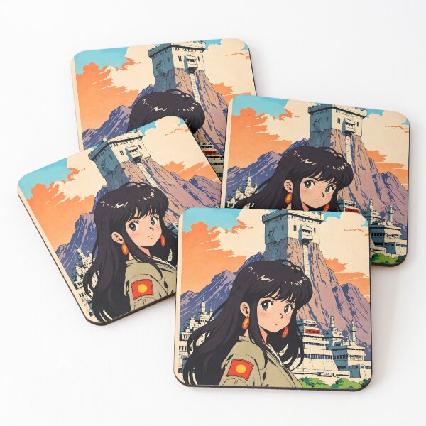 Item preview, Bishkek Kyrgyzstan Retro Anime Girl 80s Vintage Travel designed and sold by Retro-Anime9.