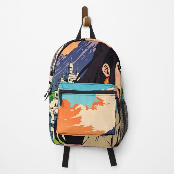 Item preview, Bishkek Kyrgyzstan Retro Anime Girl 80s Vintage Travel designed and sold by Retro-Anime9.
