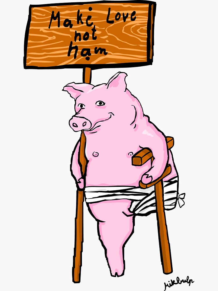 make love not ham by Mikbulp