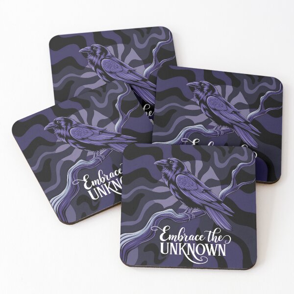 Item preview, Embrace The Unknown Black Raven Design designed and sold by GesparHouse.