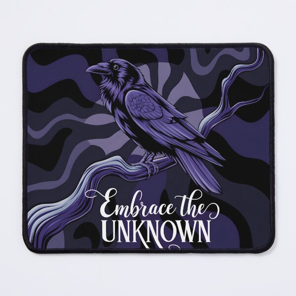 Item preview, Embrace The Unknown Black Raven Design designed and sold by GesparHouse.