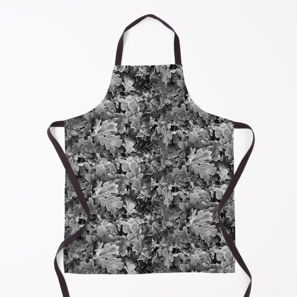 Item preview, Frosted oak leaves 2, monochrome designed and sold by paulboizot.