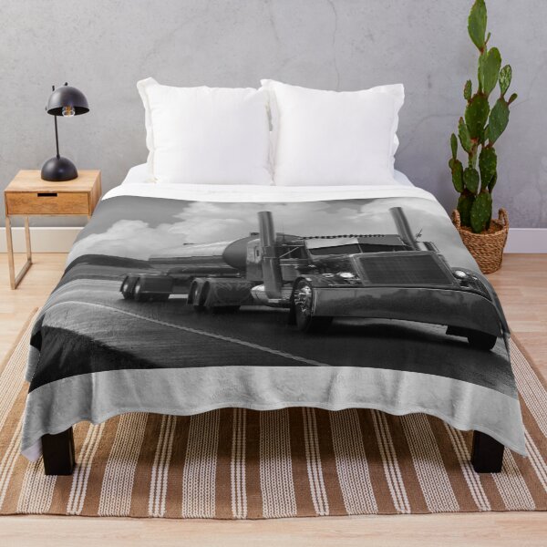 Item preview, Classic American Tanker Truck in Monochrome designed and sold by Taina Sohlman.