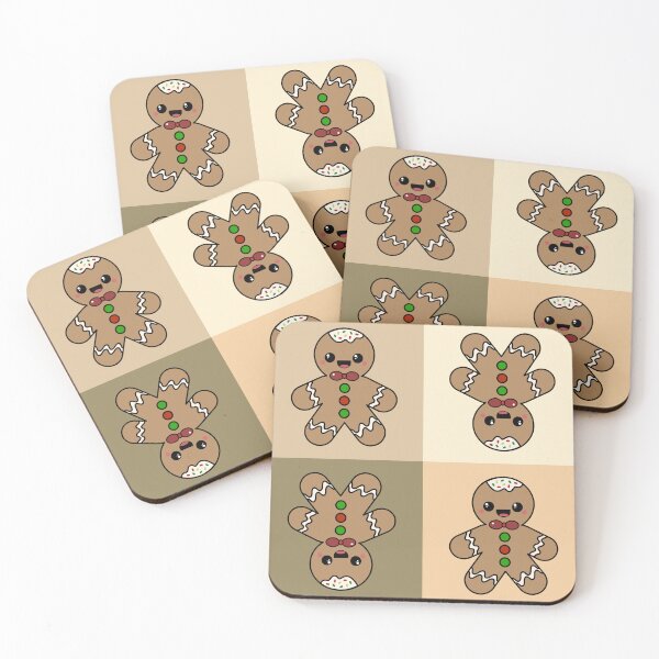 Item preview, Kawaii Gingerbread Man Pattern designed and sold by sasyall.