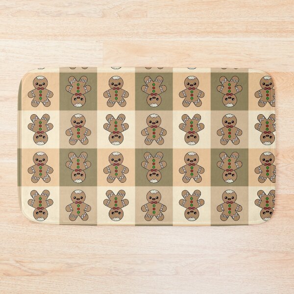 Item preview, Kawaii Gingerbread Man Pattern designed and sold by sasyall.