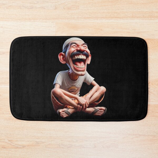 Item preview, Positive Mustachioed Man Sitting Cross-Legged designed and sold by Hungry-Murphy.
