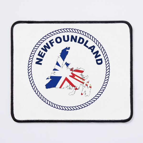 Item preview, "Patriotic Newfoundland and Labrador Map Art" designed and sold by rfudge.