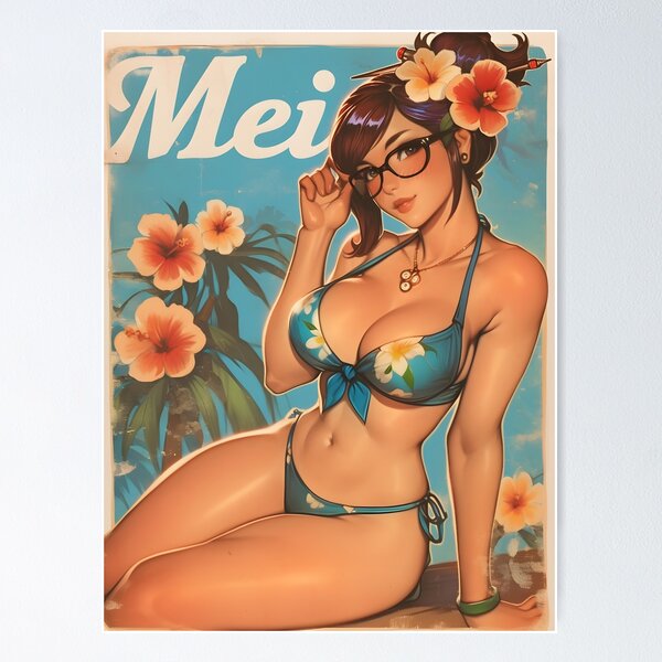 Item preview, Pinup Mei designed and sold by Waifu Dreamland.