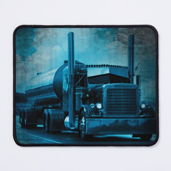 Item preview, Classic American Tanker Truck in Blue designed and sold by Taina Sohlman.