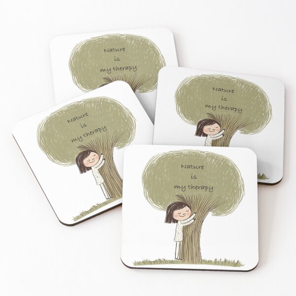 Item preview, Nature Is My Therapy Design - Mindful Tree Hugger Gift for Nature Lovers designed and sold by twinklepod.